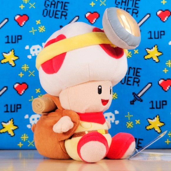 Captain Toad Treasure Tracker Captain Toad (Sitting) 8" Nintendo Little Buddy - Picture 2 of 12